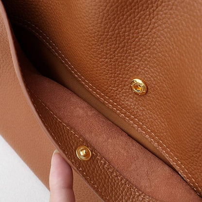 Handmade shoulder bag made from vegan leather
