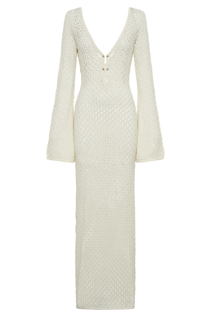 Gunda™ | Elegant White Dress